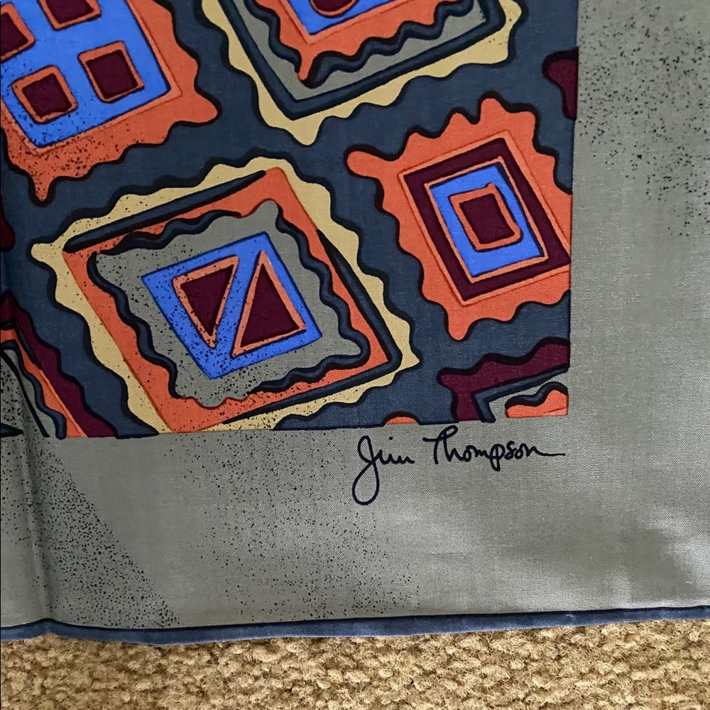 Vintage Jim Thompson Silk Scarf - Picture 5 of 10